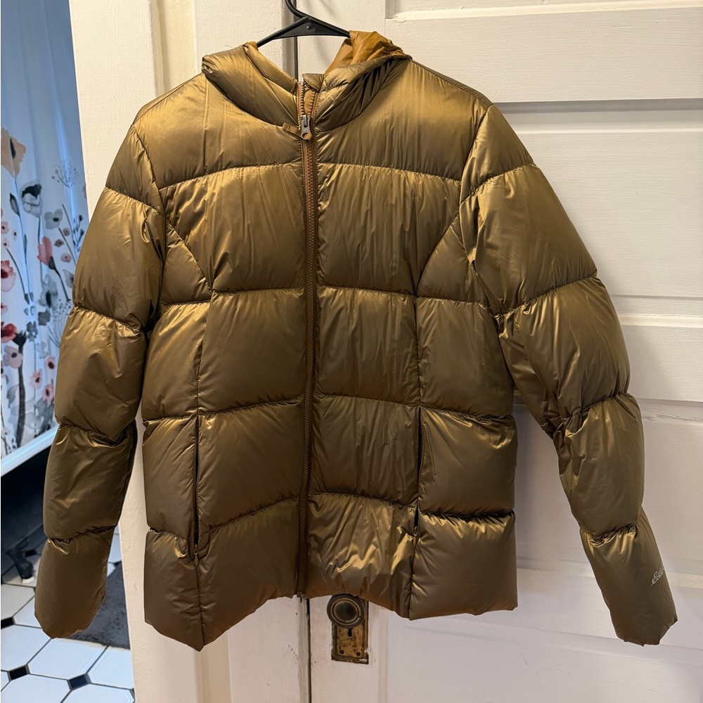 Eddie Bauer Gold Puffer Jacket